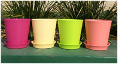 2014 plastic flower pot for hot sale OFFICE